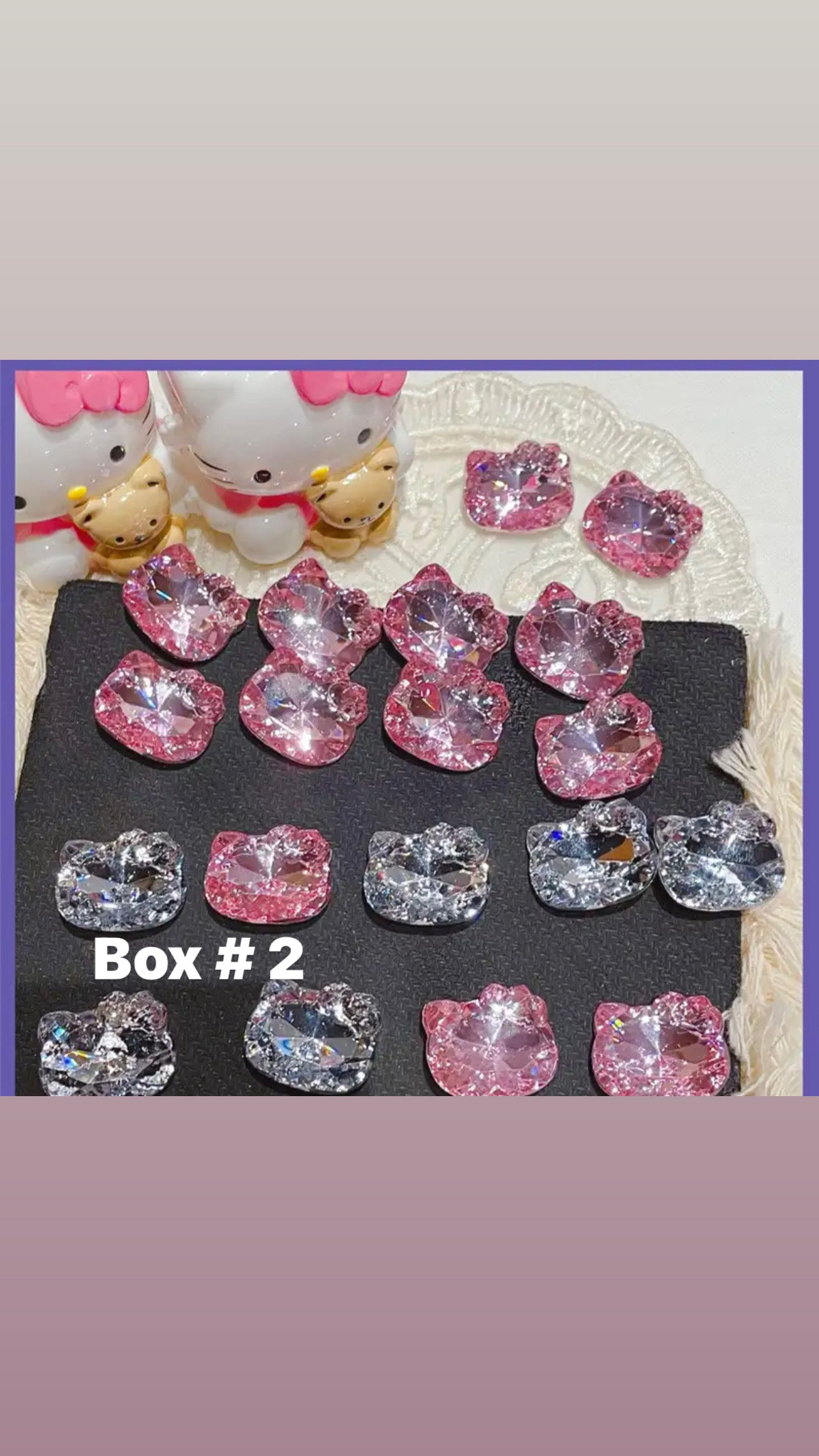 Nail Jewelry Charms Kit Kawaii Hello Kitty