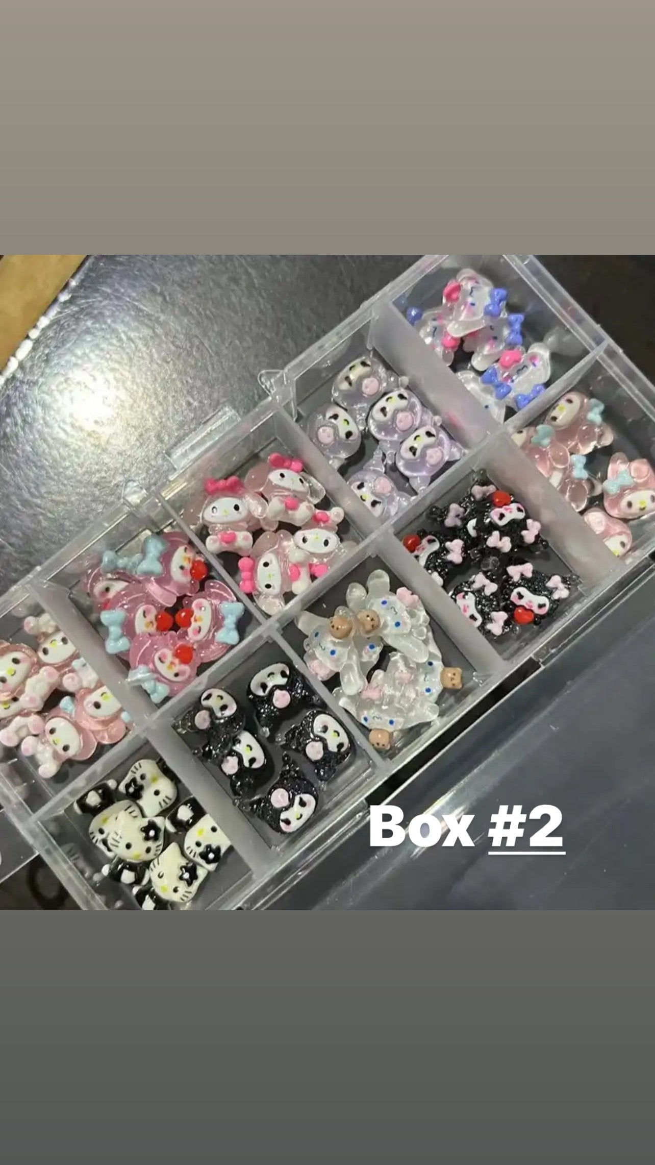 Nail Jewelry Charms Kit Kawaii Hello Kitty