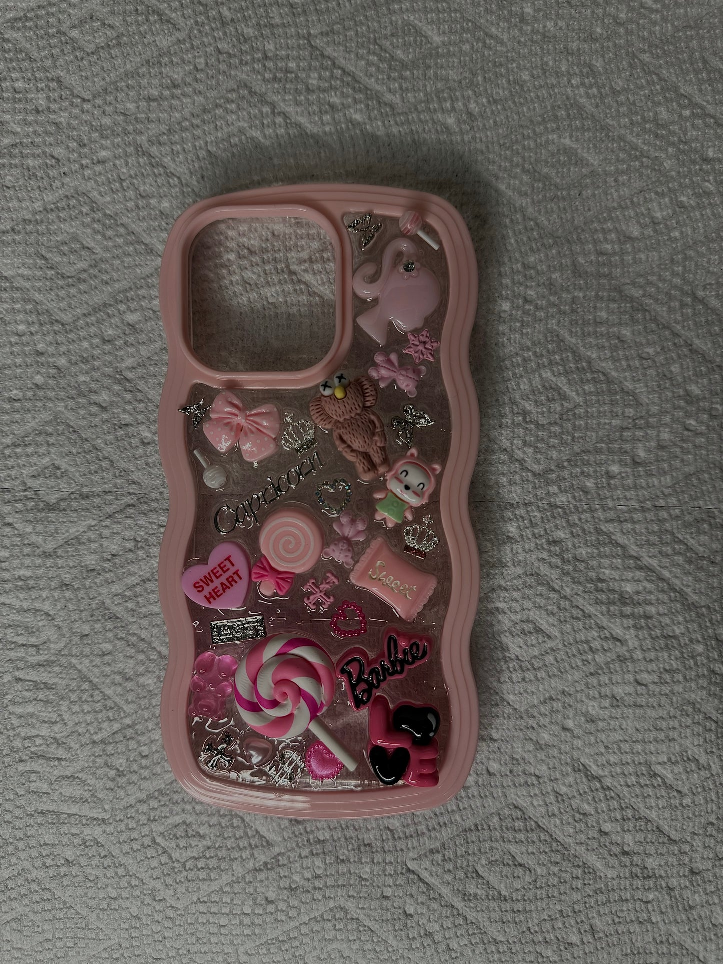 Boujie Kawaii Wavy Junkcase - Pink