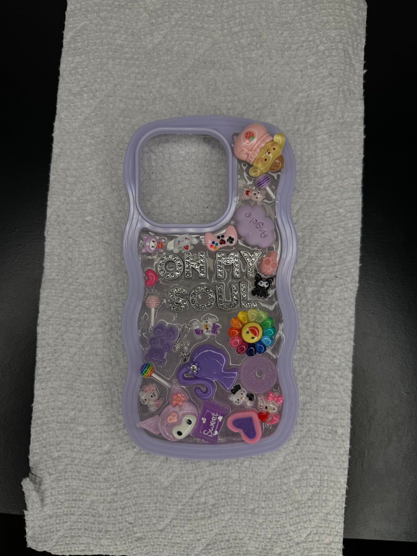 Custom Boujie kawaii Letter Junk case- ON MY SOUL