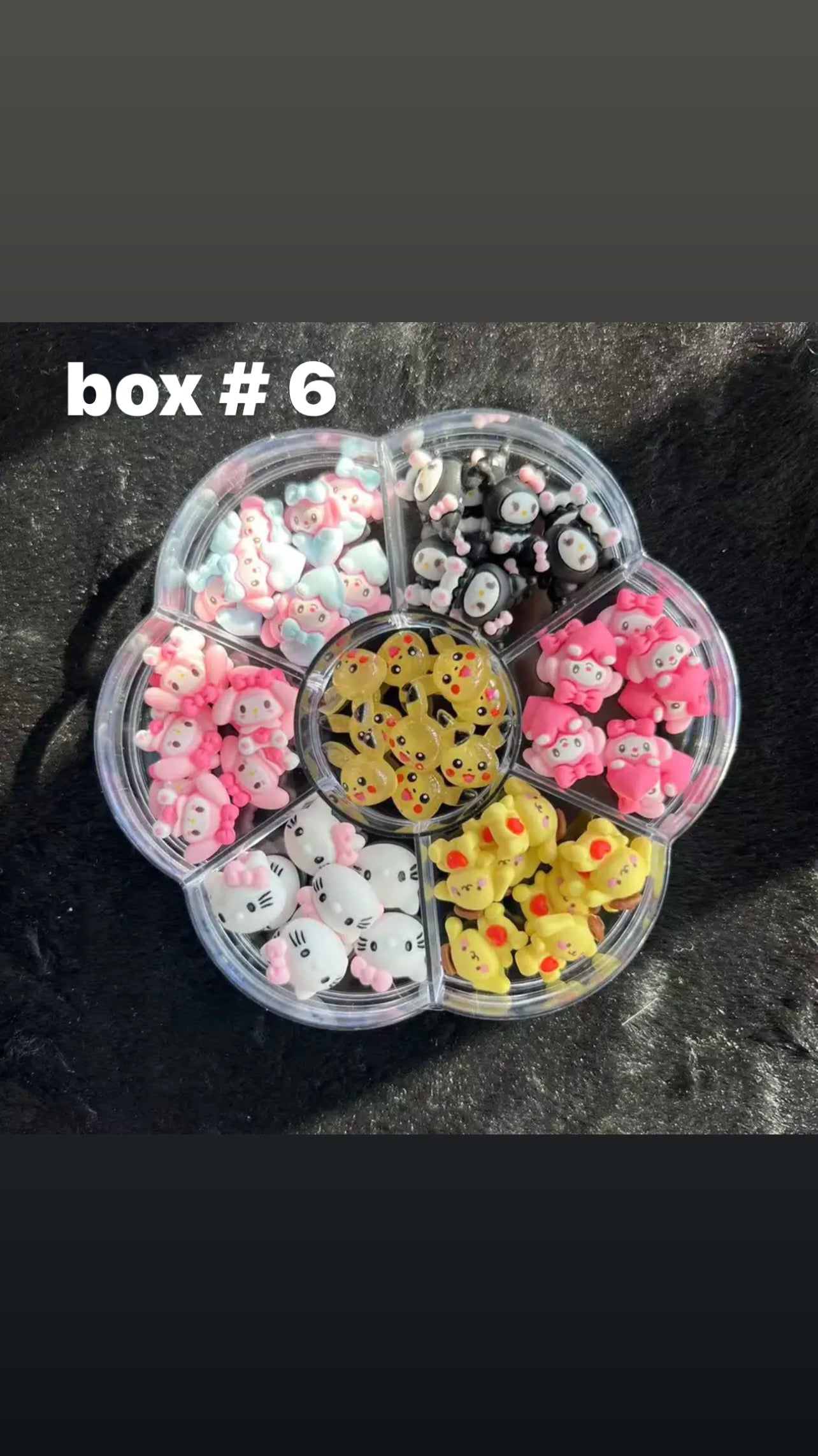 Nail Jewelry Charms Kit Kawaii Hello Kitty
