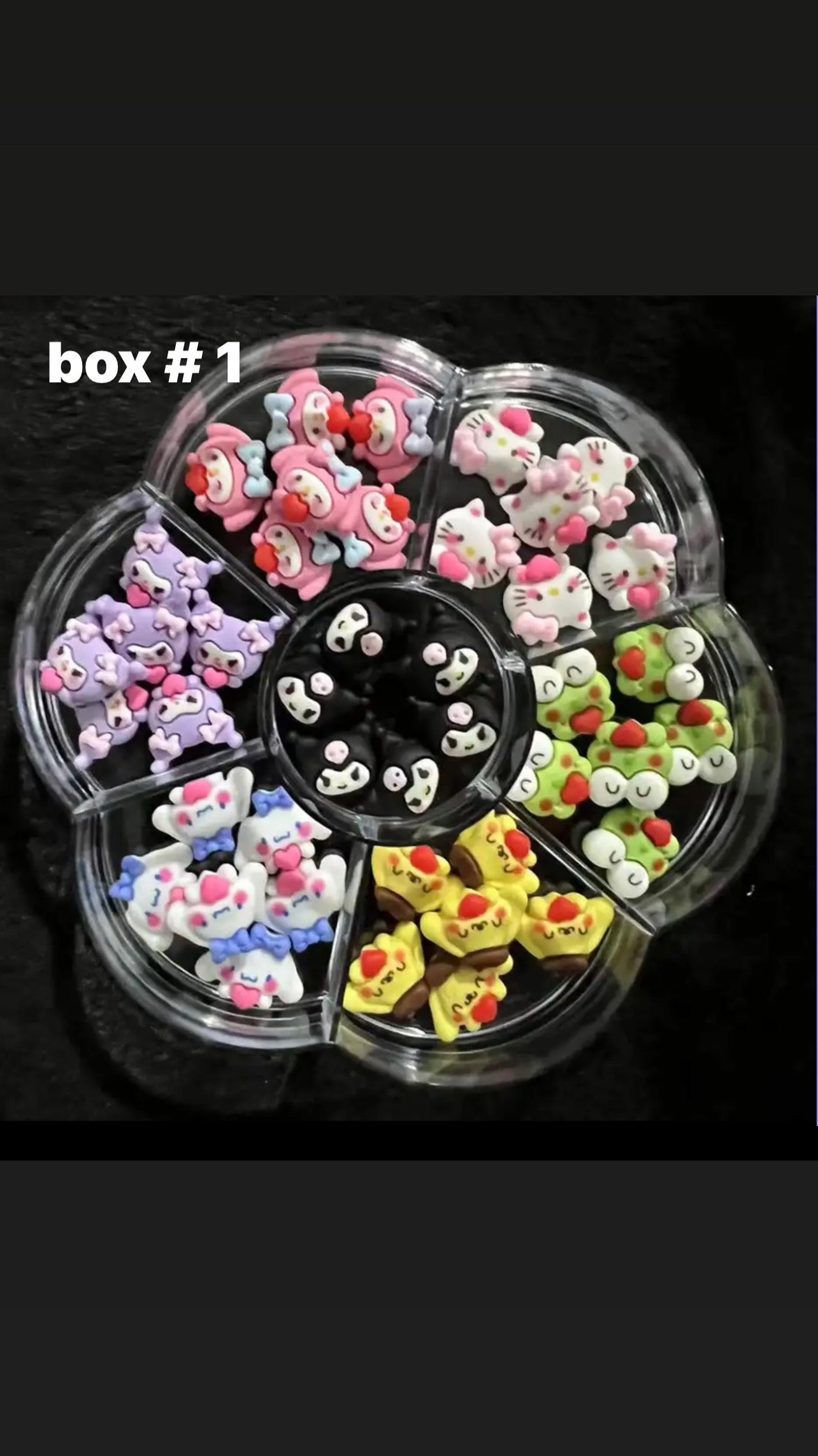 Nail Jewelry Charms Kit Kawaii Hello Kitty