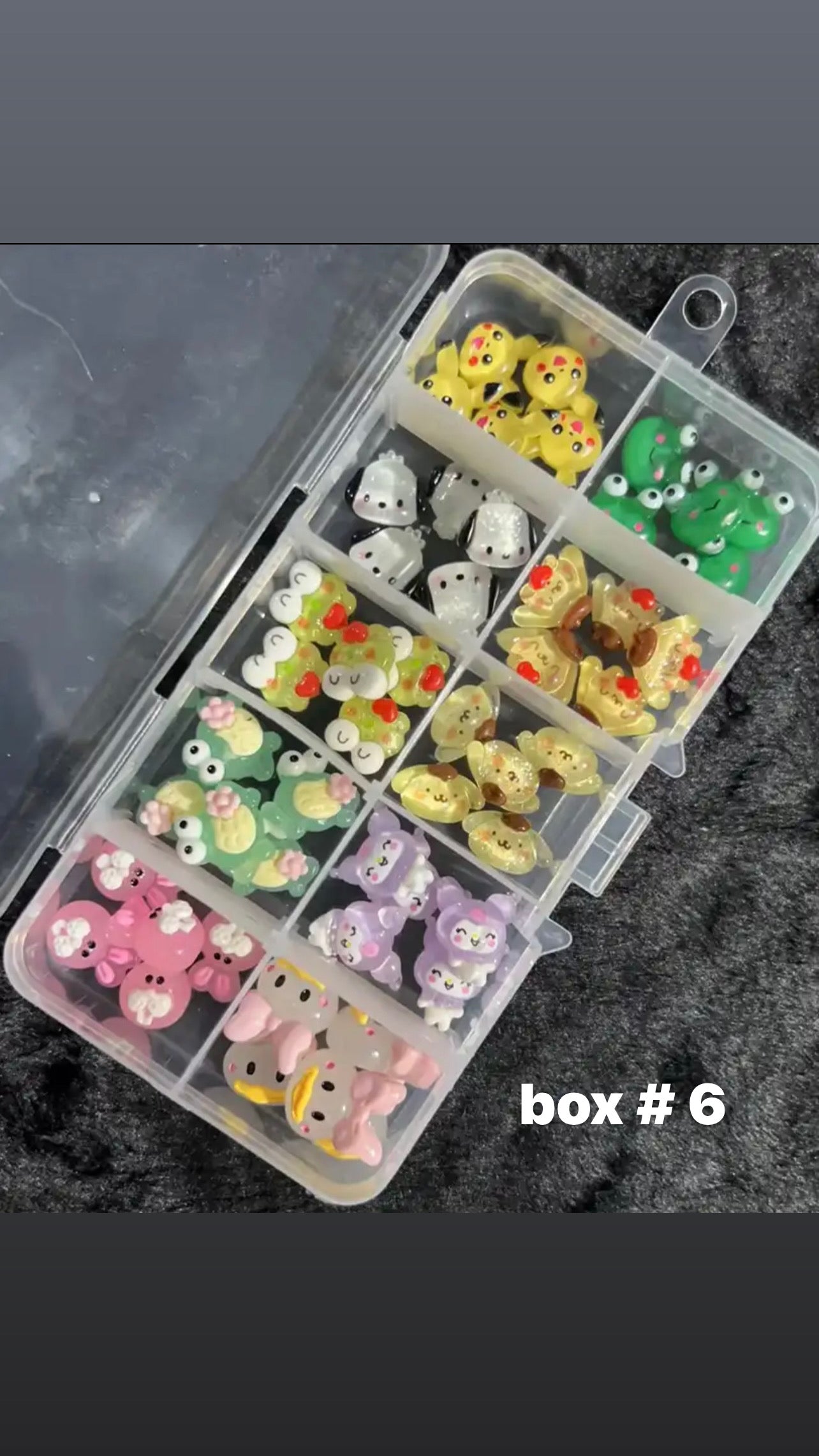 Nail Jewelry Charms Kit Kawaii Hello Kitty