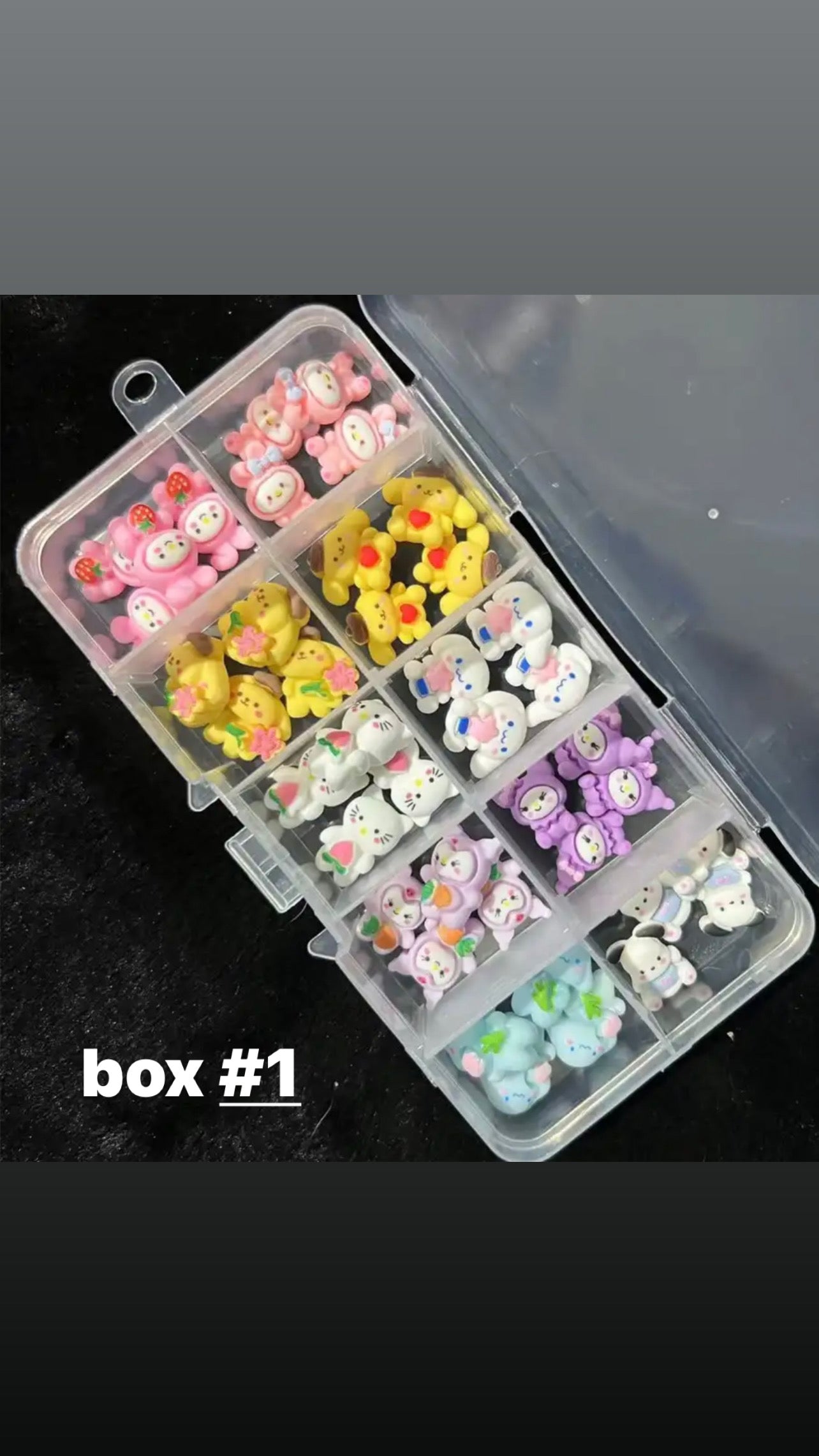 Nail Jewelry Charms Kit Kawaii Hello Kitty