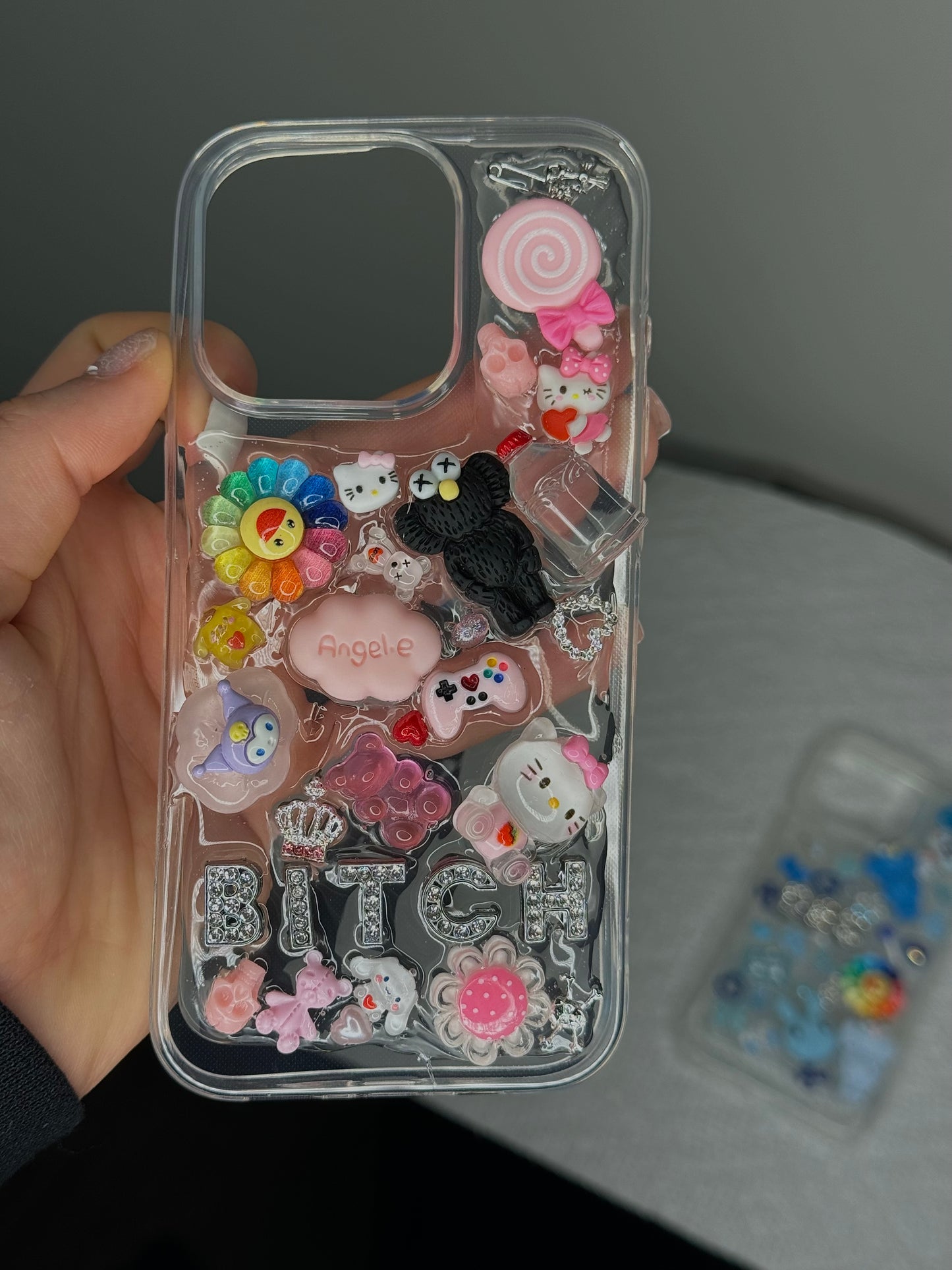 Custom Boujie kawaii Letter Junk case- BXTCH