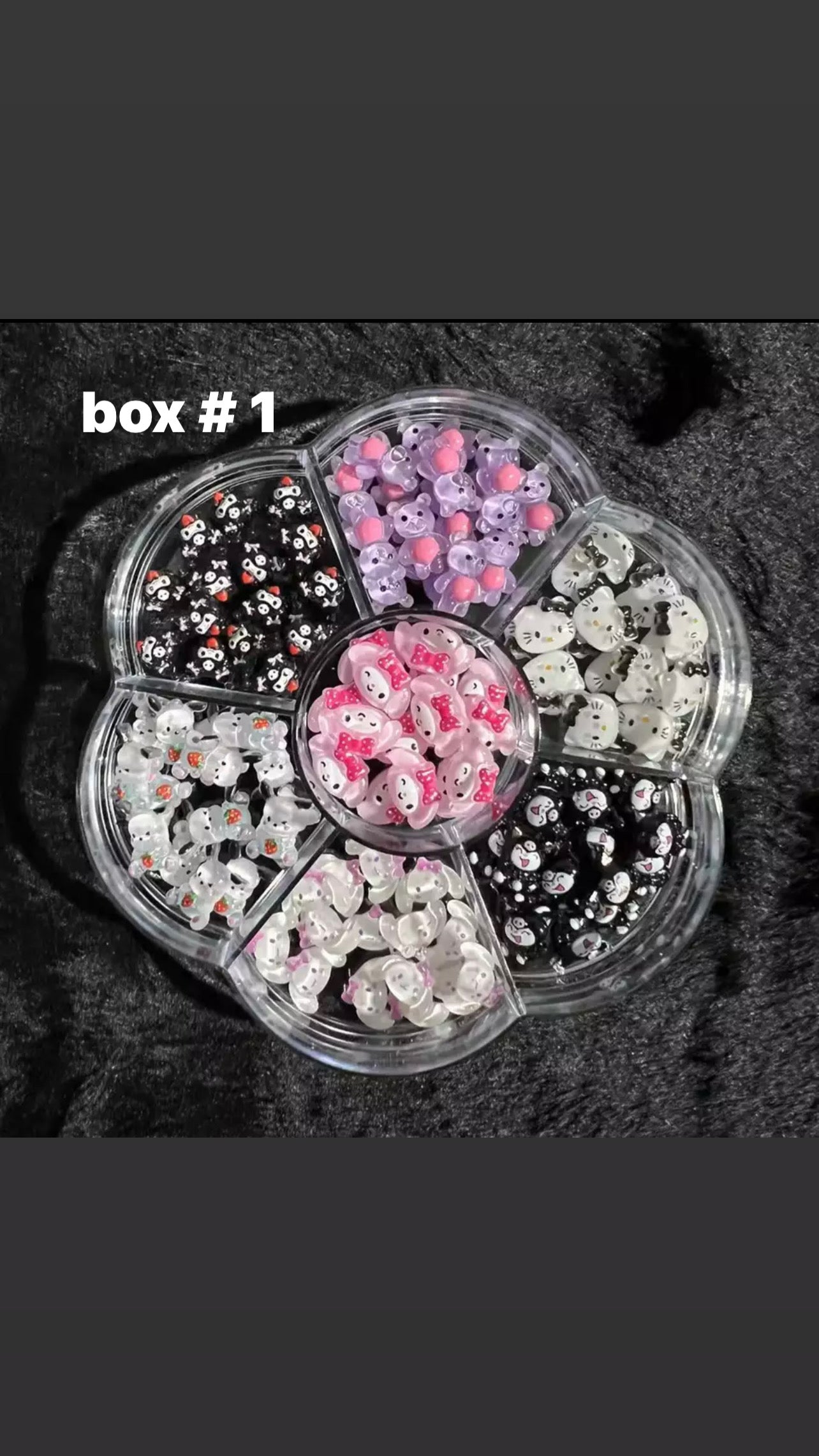 Nail Jewelry Charms Kit Kawaii Hello Kitty