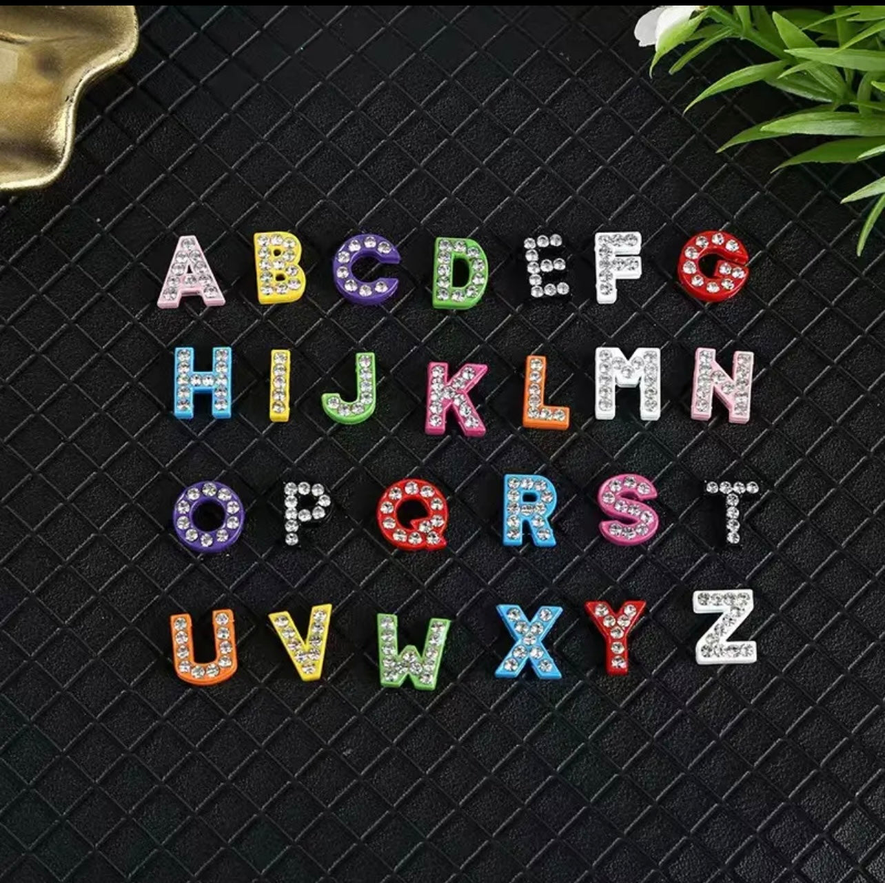 Nail Jewelry Charms Alphabet Letters