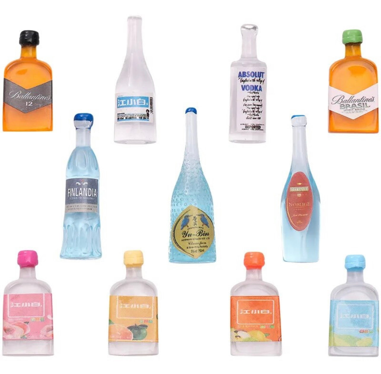 Nail Jewelry Charms Kit Kawaii - bottle charms