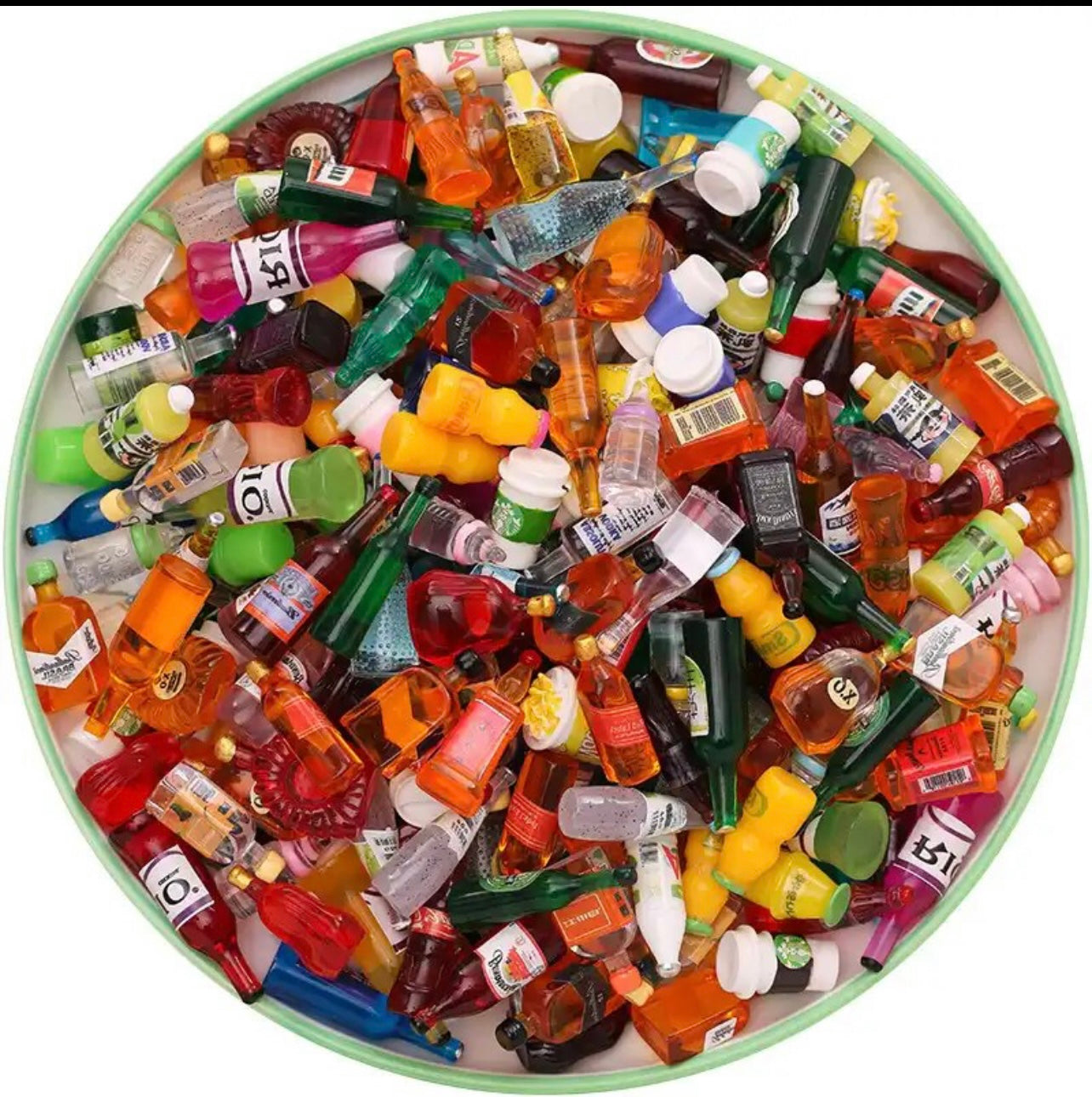 Nail Jewelry Charms Kit Kawaii - bottle charms