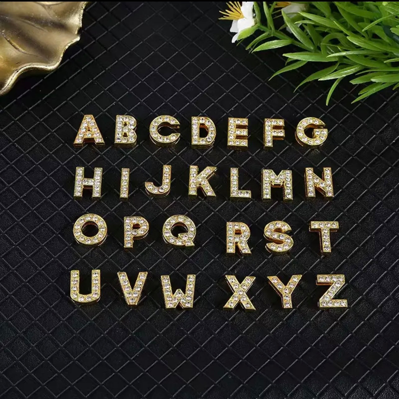 Nail Jewelry Charms Alphabet Letters