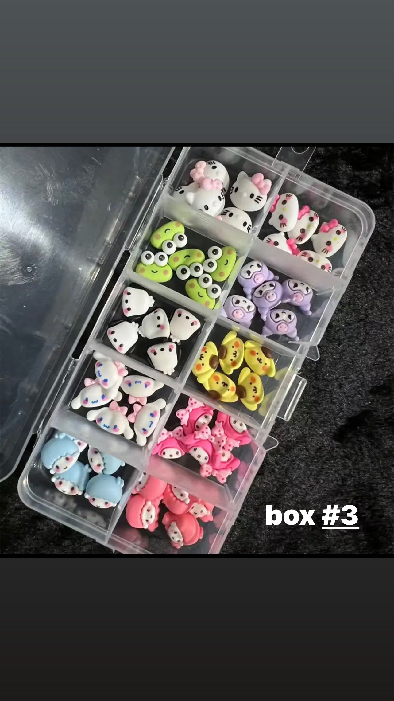 Nail Jewelry Charms Kit Kawaii Hello Kitty