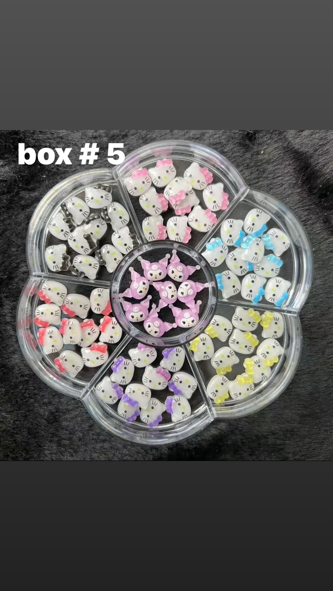 Nail Jewelry Charms Kit Kawaii Hello Kitty
